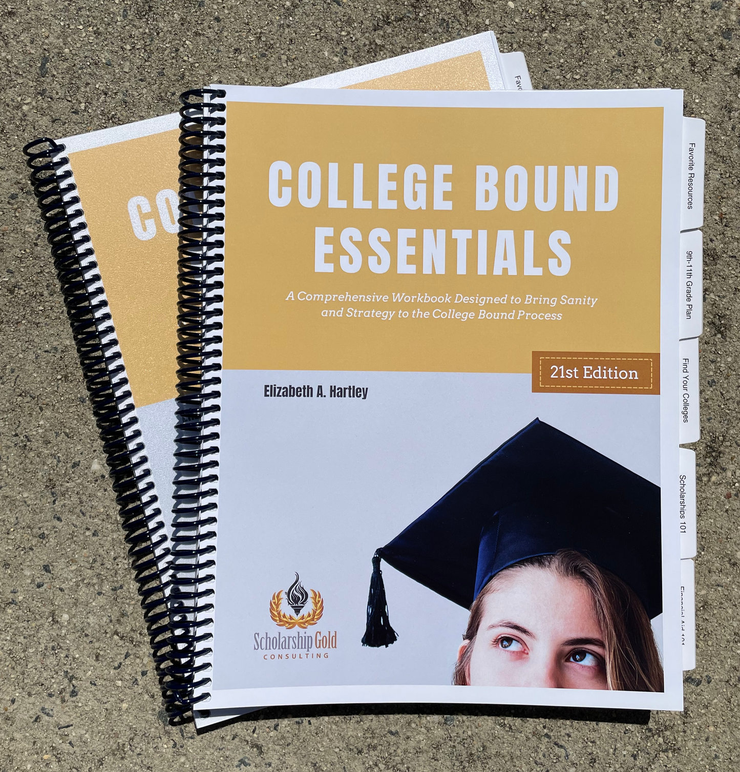 This is the workbook for our flagship "College Bounmd Essentials" workshop. The workbook will keep you organized and informed during your college preparations. Sectuion include: Useful Resources, Setting Your College Admissions Game Plan, Finding Your Best Fit Colleges, and Identifying Sources of Financial Aid and Scholarships.